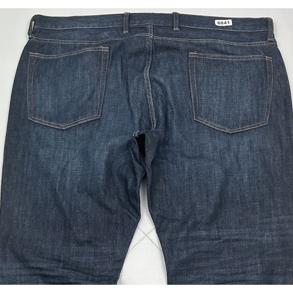 GAP Boot Cut Jeans Mens 42x30 Loose Rockaway Blue Dark Wash Denim 100% Cotton